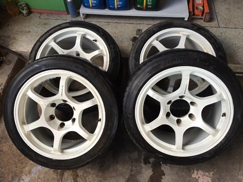 ล้อมือสอง RG2 ขอบ17 หน้า8 หลัง9 6/139 ET25 พร้อมยาง