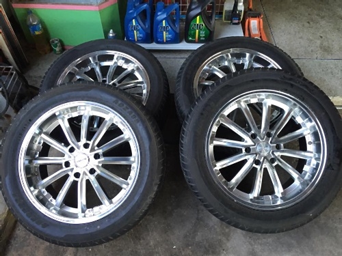 ล้อมือสอง JRD Coupe ขอบ20x8.5 6รู139 ET20 พร้อมยาง  265-50R20