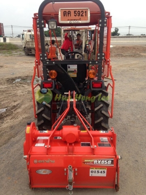 รถไถมือสองเข้าร่องอ้อย KUBOTA B2440 พร้อมโครงกันอ้อยและจอบหมุน