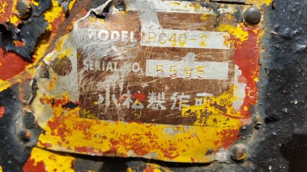 ขายด่วนรถเเม็คโครK0MATSU-PC40-2แทคเหล็กใหญ่เคื่องโครถเก่าญี่ปุ่นแท้ไม่เคยใช้งานเมืองไทยเลยรถดีพร้อมใช้ส่งให้ฟรีๆ