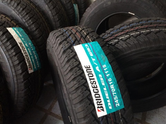 Bridgestone Dueler A/T693 All-Terrain 245 70 r16 ยางใหม่ ราคาเส้นละ 3900บาท