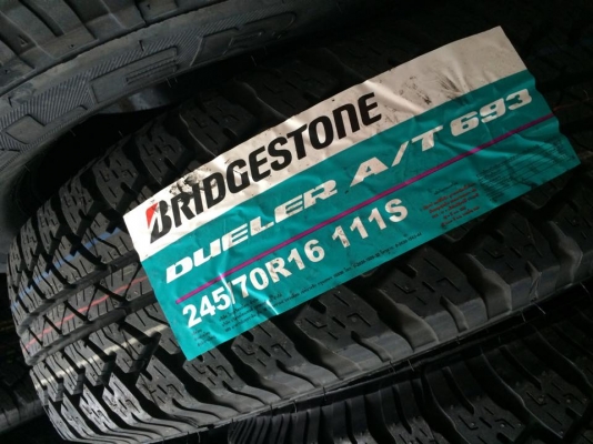 Bridgestone Dueler A/T693 All-Terrain 245 70 r16 ยางใหม่ ราคาเส้นละ 3900บาท