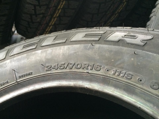 Bridgestone Dueler A/T693 All-Terrain 245 70 r16 ยางใหม่ ราคาเส้นละ 3900บาท