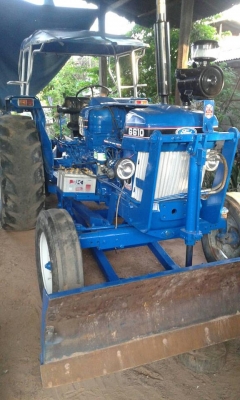 ขายรถไถ6610เสื้อลาย ใบมีหน้า ผานหลังเอกสารใบซื้อขาย พร้อมใช้งานบิ้วใหม่ ลงงานได้เลย