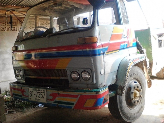 ขายเทรลเลอร์ 10 ล้อ สองเพลา Fuso มีโสลว์กลาง  เครื่อง Isuzu 6BD 160 แรงม้า  (Nobook)