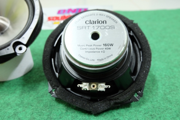 ลำโพง Clarion ตระกูล Sound Reflex รุ่น SRT1700S  ลำโพงเสียงกลาง