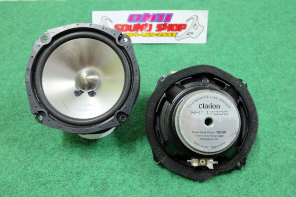 ลำโพง Clarion ตระกูล Sound Reflex รุ่น SRT1700S  ลำโพงเสียงกลาง