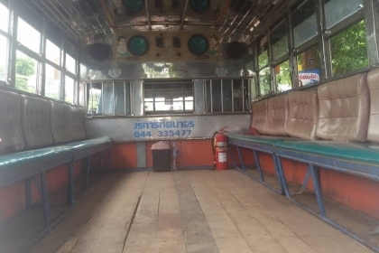 6ล้อรถโดยสาร2แถว ISUZU NPR115ปี37สภาพพร้อมใช้