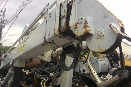 ขายแท่นเครนเจาะหลุมเสาไฟฟ้ายี่ห้อ AICHI sharyoรุ่น D-502ES  สภาพดี พร้อมติดตั้งใช้งานเลยราคา520000ครับ