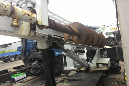 ขายแท่นเครนเจาะหลุมเสาไฟฟ้ายี่ห้อ AICHI sharyoรุ่น D-502ES  สภาพดี พร้อมติดตั้งใช้งานเลยราคา520000ครับ