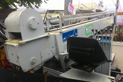 ขายแท่นเครนเจาะหลุมเสาไฟฟ้ายี่ห้อ AICHI sharyoรุ่น D-502ES  สภาพดี พร้อมติดตั้งใช้งานเลยราคา520000ครับ