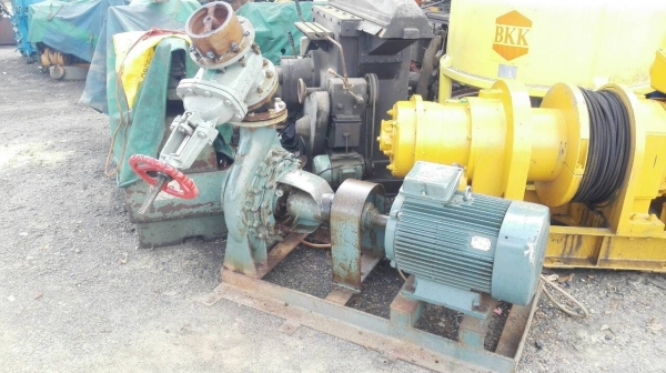 Sale>> ปั้มน้ำหอยโข่ง ALLWEILER AG Germany เข้า 8" ออก 6" ชนมอเตอร์ 60 HP. 380V. มีประตูน้ำให้ พร้อมใช้ 089-2499123 นครปฐม