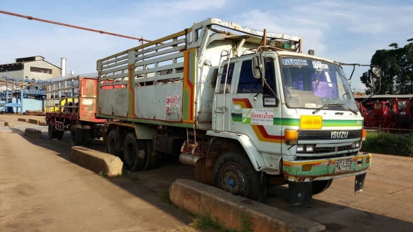 ขายรถพ่วง แม่ดั้ม-ลูกไม่ดั้ม ISUZU ROCKY เครื่อง 6BG1 เทอร์โบอินเตอร์ 230 แรงม้า คัสซีสวยตลอดเส้น ช่วงล่างใหญ่จัมโบ้ สโลว์กลาง ทะเบียนพร้อมครับ