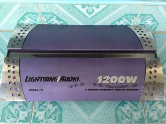 แอมป์2chคลาสเอบี LIGHTNING AUDIO มือสองสภาพดีใช้งานปกติ ขับกลางแหลมเสียงดีมาก แรงๆ ขาย 2750 บาท สนใจ0892425454 อยู่สระบุรีส่งได้