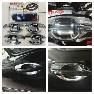 เบ้ามือเปิดประตูโครเมียม Toyota Wish เบ้ามือเปิดประตูโครเมียม Toyota Wish