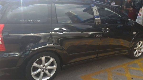 เบ้ามือเปิดประตูโครเมียม Toyota Wish เบ้ามือเปิดประตูโครเมียม Toyota Wish