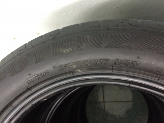 ขายยาง ฺฺBridgestone potenza Re 002 215 55 17