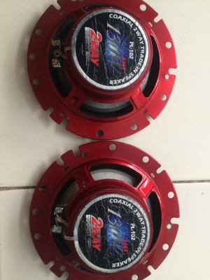 ลำโพง COAXIAL PL-102 2ทาง 6.5นิ้ว 130W กรวยโพลี เสียงกลางแหลดชัด เบสแน่น มือ2 ญี่ปุ่น