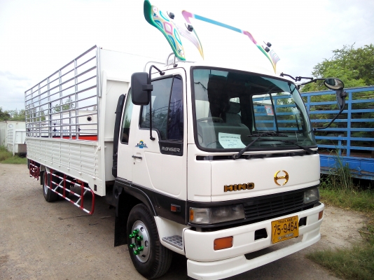 6 ล้อใหญ่  *Euro.2*  HINO FD 195 แรงม้า  * ยาว 6.00 ม.*  รถสวยเดิม+สวยจริง+สภาพพร้อมใช้งาน *  มีเล่มพร้อมโอน *