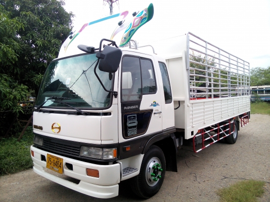 6 ล้อใหญ่  *Euro.2*  HINO FD 195 แรงม้า  * ยาว 6.00 ม.*  รถสวยเดิม+สวยจริง+สภาพพร้อมใช้งาน *  มีเล่มพร้อมโอน *