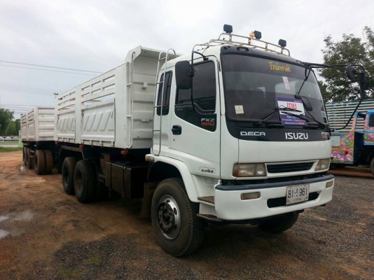 ขายดั้มพ่วงแม่-ลูก ISUZU DECA320 ปี50แม็คโหลด กระบะดั้มสามมิตร ลูก3คาน สภาพพร้อมใช้งาน เอกสารพร้อมโอน ราคา2.1ล้าน จัดไฟแนนซ์ได้ 1.8ล้าน ใช้เงินดาวน์ 3แสน สนใจโทร 090-8588220คุณนะ 093-3258446คุณบิว หรือเข้าดูสินค้าอื่นๆได้ที่ www.truck.in.th/498 หรือเพจFac