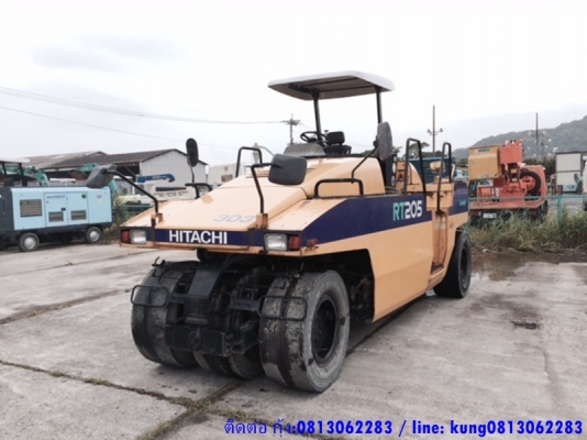 รถบด ล้อยาง 7 ล้อ RT205 # 8GLP010359 Hitachi รถนอก นำเข้า โทร.กุ้ง:0813062283