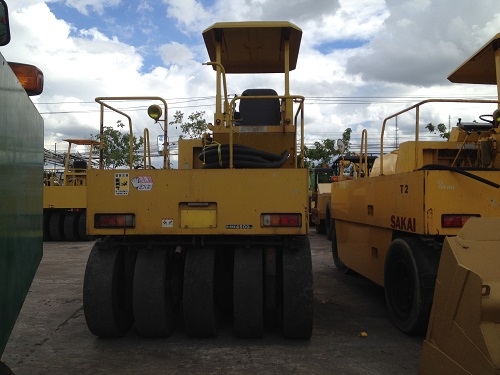 รถบด 9 ล้อยาง Sakai TS600 มาใหม่ เกียร์ออโต้ รถเก่านอก นำเข้าจากญี่ปุ่น สภาพเดิมๆ