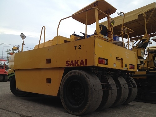 รถบด 7 ล้อยาง Sakai T2 รถเก่านอกจากญี่ปุ่น ยังไม่ผ่านการใช้งาน