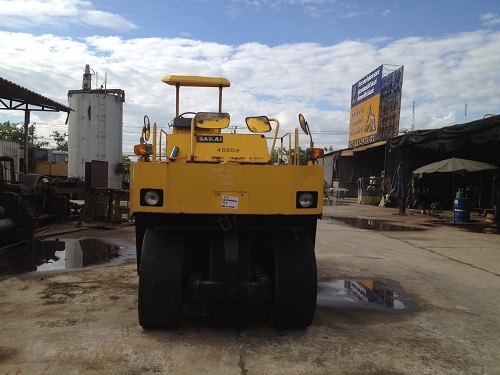 รถบด 7 ล้อยาง SakaiT600C รถเก่านอกจากญี่ปุ่น ยังไม่ผ่านการใช้งาน