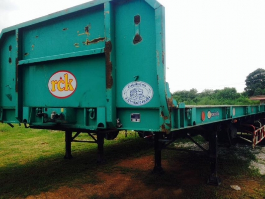 ขายหาง พื้นเรียบ 3เพลาแท้ RCK รุ่งเจริญ ปี53 สภาพ 90\% หางสวยพร้อมใช้งาน เจ้าของขายเอง