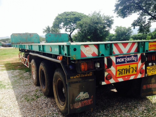 ขายหาง พื้นเรียบ 3เพลาแท้ RCK รุ่งเจริญ ปี53 สภาพ 90\% หางสวยพร้อมใช้งาน เจ้าของขายเอง