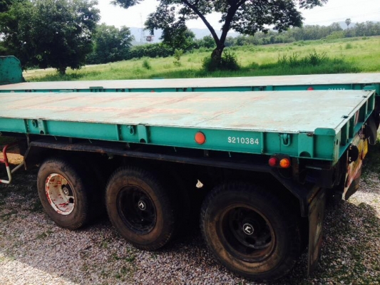 ขายหาง พื้นเรียบ 3เพลาแท้ RCK รุ่งเจริญ ปี53 สภาพ 90\% หางสวยพร้อมใช้งาน เจ้าของขายเอง