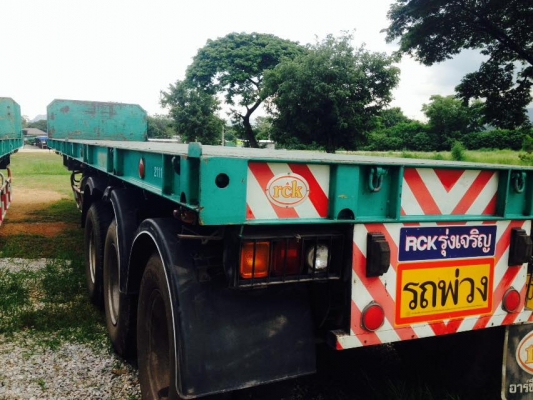 ขายหาง พื้นเรียบ 3เพลาแท้ RCK รุ่งเจริญ ปี54 สภาพ 90\% หางสวยพร้อมใช้งาน เจ้าของขายเอง