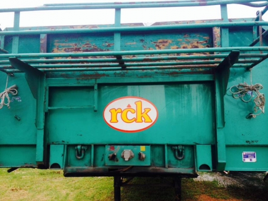 ขายหาง พื้นเรียบ 3เพลาแท้ RCK รุ่งเจริญ ปี54 สภาพ 90\% หางสวยพร้อมใช้งาน เจ้าของขายเอง