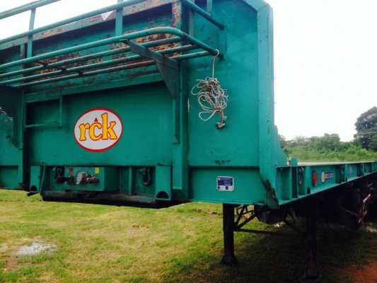 ขายหาง พื้นเรียบ 3เพลาแท้ RCK รุ่งเจริญ ปี54 สภาพ 90\% หางสวยพร้อมใช้งาน เจ้าของขายเอง