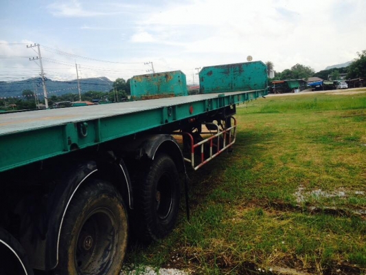 ขายหาง พื้นเรียบ 3เพลาแท้ RCK รุ่งเจริญ ปี54 สภาพ 90\% หางสวยพร้อมใช้งาน เจ้าของขายเอง