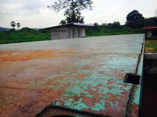 ขายหาง พื้นเรียบ 3เพลาแท้ RCK รุ่งเจริญ ปี54 สภาพ 90\% หางสวยพร้อมใช้งาน เจ้าของขายเอง