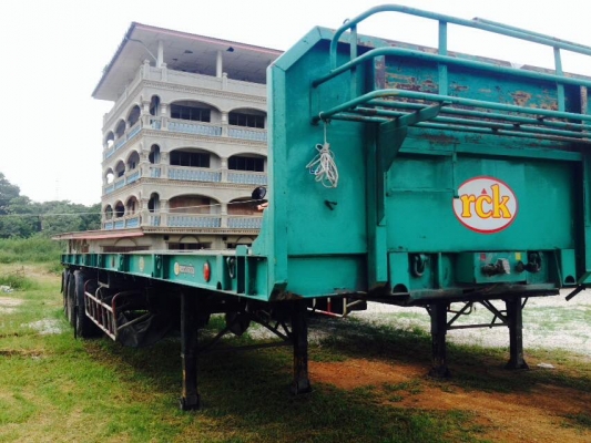 ขายหาง พื้นเรียบ 3เพลาแท้ RCK รุ่งเจริญ ปี54 สภาพ 90\% หางสวยพร้อมใช้งาน เจ้าของขายเอง