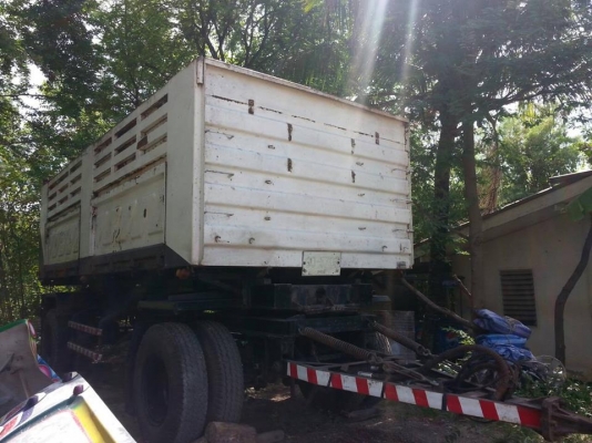 ลูกพ่วง2คานดั้มเกษตร สามมิตรลอนเฉียง 6.0ม.เดิมบาง **ขาย ลูกพ่วงSMM สามมิตรฯ2คานดั้มเหล็กคอกเกษตร สภาพเดิมบาง พร้อมใช้