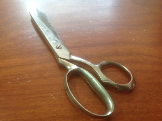 ขายกรรไกรตัดผ้า Vintage Wiss Inlaic U.S.A.ขนาด 10"