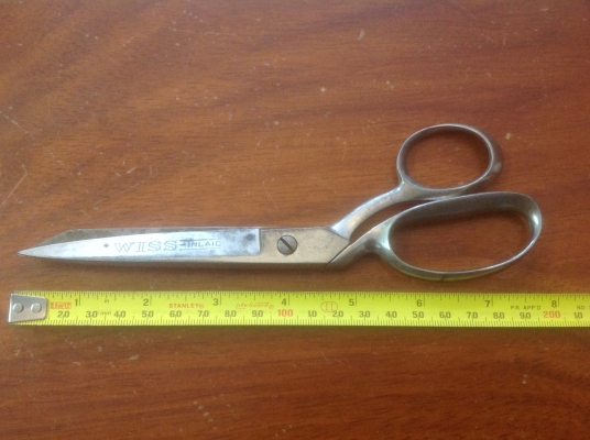 ขายกรรไกรตัดผ้า Vintage Wiss Inlaic U.S.A.ขนาด 10"