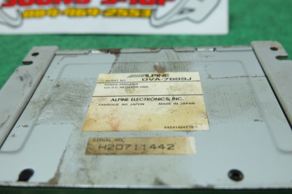 Poweramp Alpine DVA-7899J แอมป์ 4ch 50x4 ตัวเล็ก กะทัดรัด Made in Japan Poweramp Alpine DVA-7899J แอมป์ 4ch 50x4 ตัวเล็ก กะทัดรัด Made in Japan