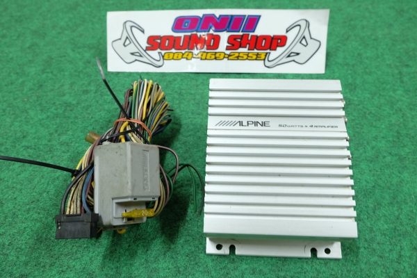 Poweramp Alpine DVA-7899J แอมป์ 4ch 50x4 ตัวเล็ก กะทัดรัด Made in Japan
