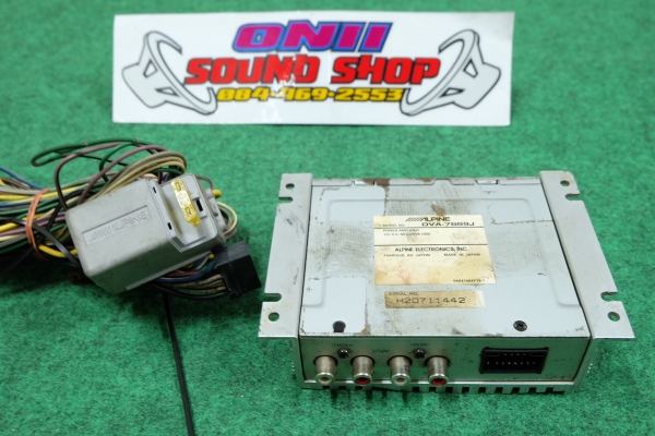 Poweramp Alpine DVA-7899J แอมป์ 4ch 50x4 ตัวเล็ก กะทัดรัด Made in Japan Poweramp Alpine DVA-7899J แอมป์ 4ch 50x4 ตัวเล็ก กะทัดรัด Made in Japan