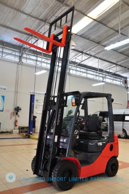 ขายรถโฟล์คลิฟท์มือสอง TOYOTA รุ่น 8FDL15 ราคา xxx,xxx บาท นำเข้าจากประเทศญี่ปุ่น 100\% ไม่เคยใช้งานในไทย