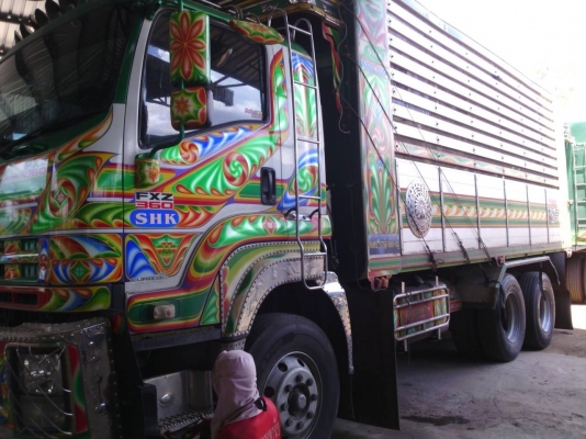 ขาย ISUZU DECA 360 พ่วงแม่ลูก กระบะเนียมคอกเกษตรดั๊ม รถปี 53 มี 2 พ่วง