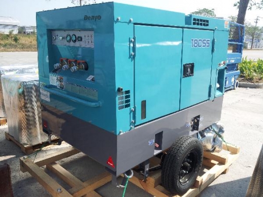 DIS-180SS2   New Denyo : เครื่องปั๊มลม 180cfm. มือหนึ่ง