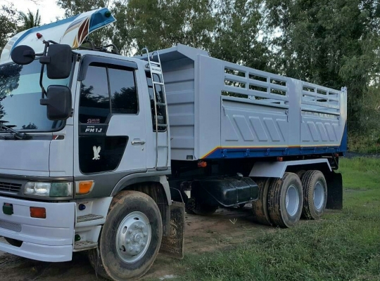 สิบล้อ ฮีโน่ FM1JKKA 260 ปี43 ดั้มสามมิตร สภาพสวยบางเดิม พร้อมใช้ ทะเบียนพร้อมโอน