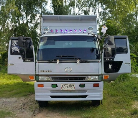 สิบล้อ ฮีโน่ FM1JKKA 260 ปี43 ดั้มสามมิตร สภาพสวยบางเดิม พร้อมใช้ ทะเบียนพร้อมโอน