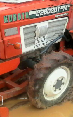 120,000 บษ์ ขายครับ Kubota L 2802 DT-M (4WD ) เพาเวอร์ มีดันหน้า. และ ผาน5